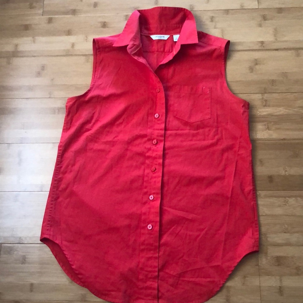 Lis Claiborne Orange Blouse